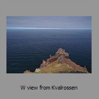 W view from Kvalrossen
